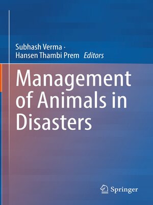 cover image of Management of Animals in Disasters